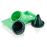 Küchenhelfer-Set Nicer Dicer Exclusive Julietti 3 -teilig. - Grün, Basics, Kunststoff - Genius