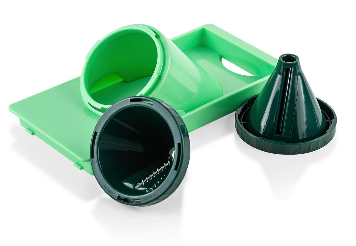 Küchenhelfer-Set Nicer Dicer Exclusive Julietti 3 -teilig. - Grün, Basics, Kunststoff - Genius