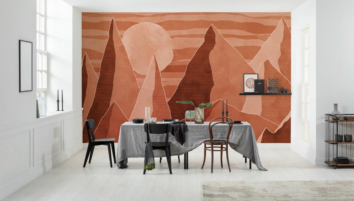 Fototapete Desert Mile - Rot/Braun, Trend, Papier (400/280cm) - Komar