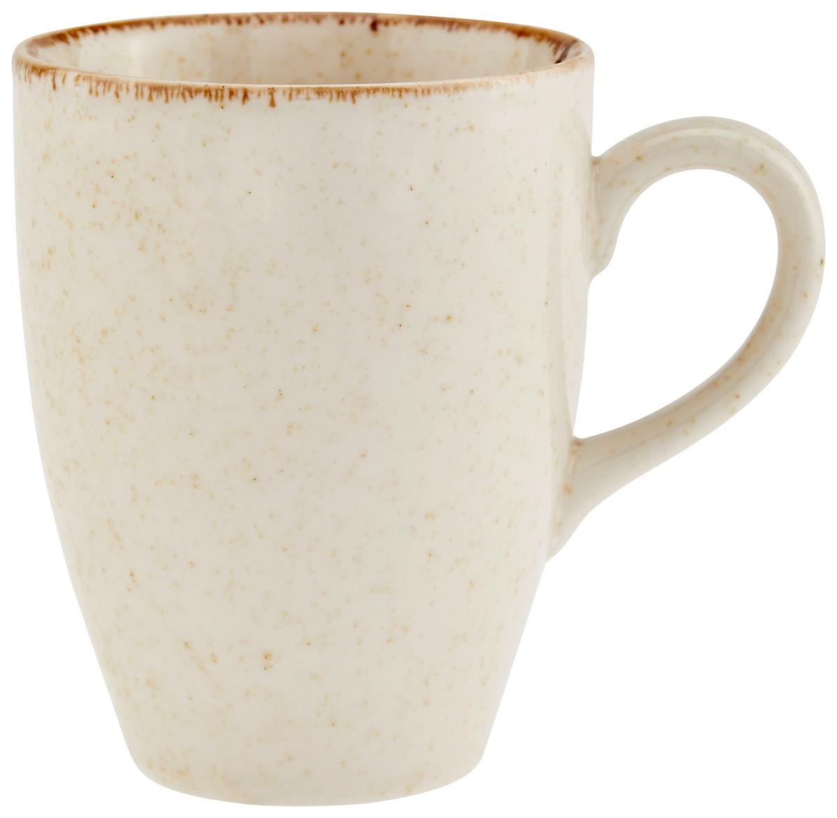 Kaffeebecher Porzellan 355 Ml Beige Sonora - Beige, MODERN, Keramik (11/8cm) - James Wood