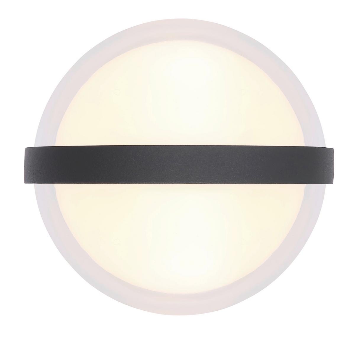 LED-Außenleuchte 34157 - Klar/Anthrazit, Basics, Kunststoff/Metall (10,5/13/11cm) - Globo