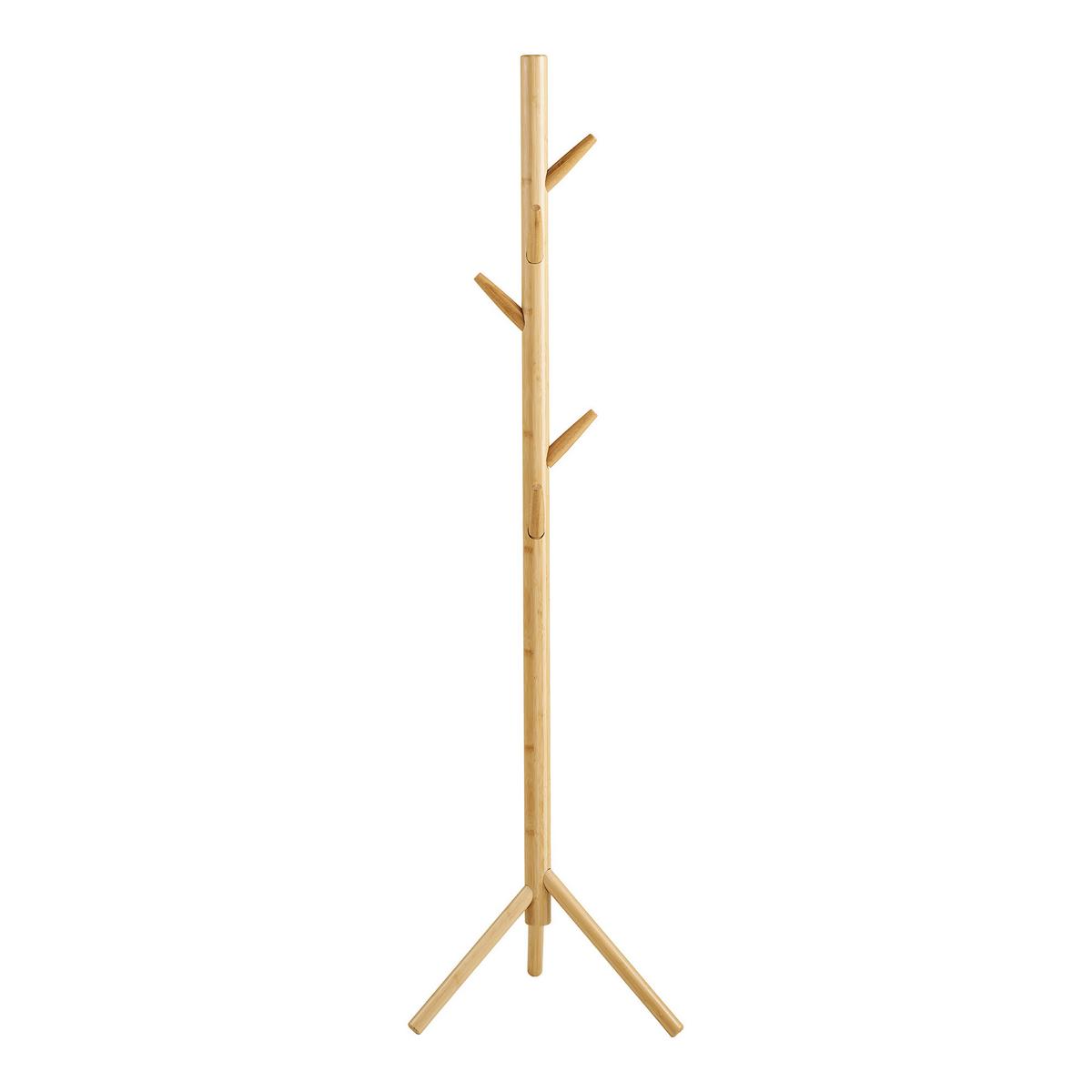 Garderobe WANAKA COAT RACK - Naturfarben, Basics, Holz (50/163/50cm)