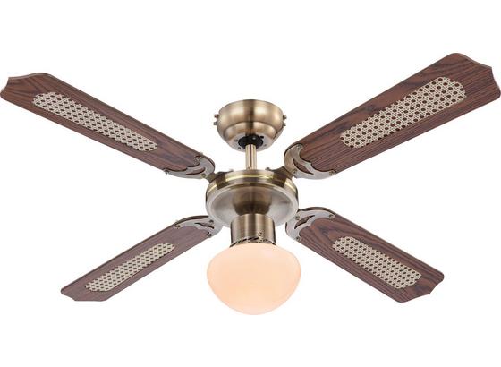 Deckenventilator Aston - Eichefarben, MODERN, Glas/Holz (106,6/41,5cm) Deckenventilator Aston - Eichefarben, MODERN, Glas/Holz (106,6/41,5cm)