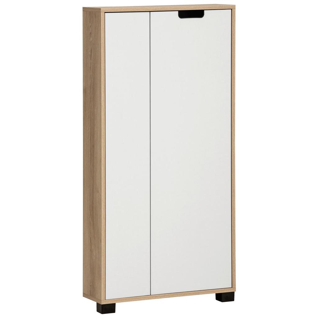 Highboard Emmik Eiche Artisan/weiß B: 59,8 Cm