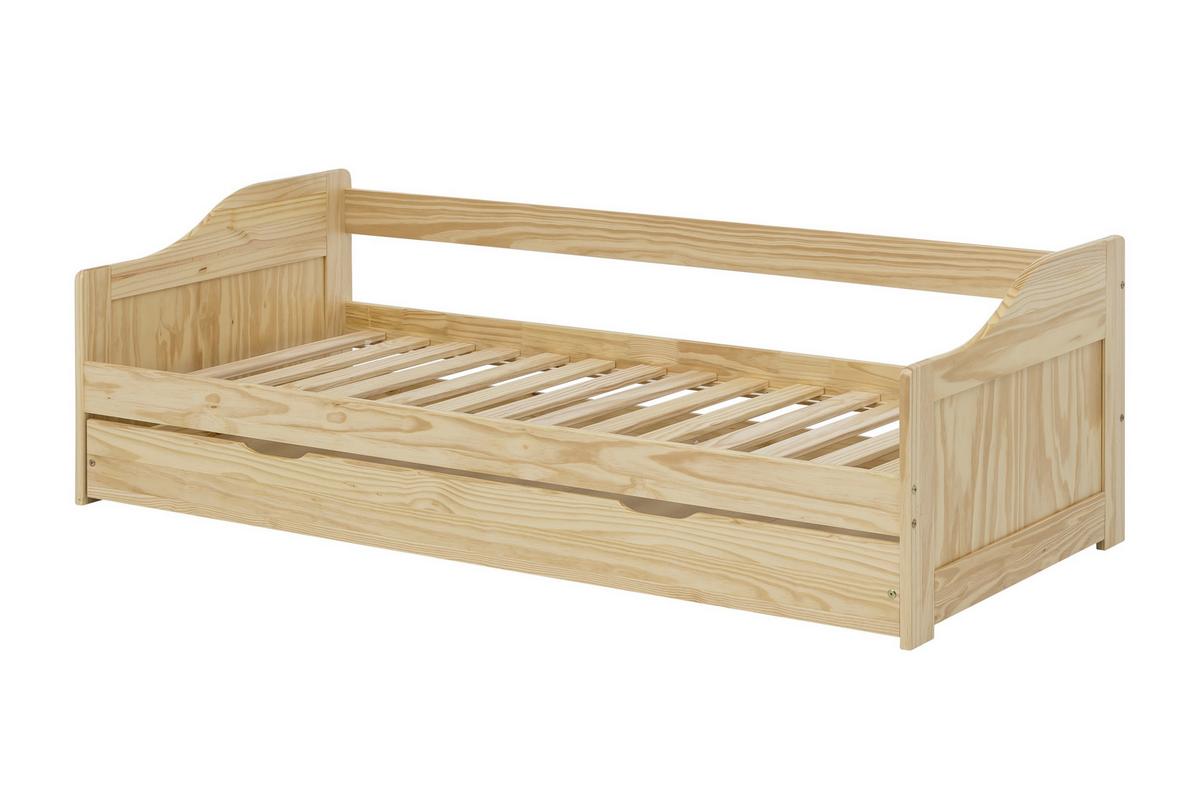 STAURAUMBETT Naturfarben 90x200 cm - Naturfarben, Natur, Holz (90/200cm) - Livetastic