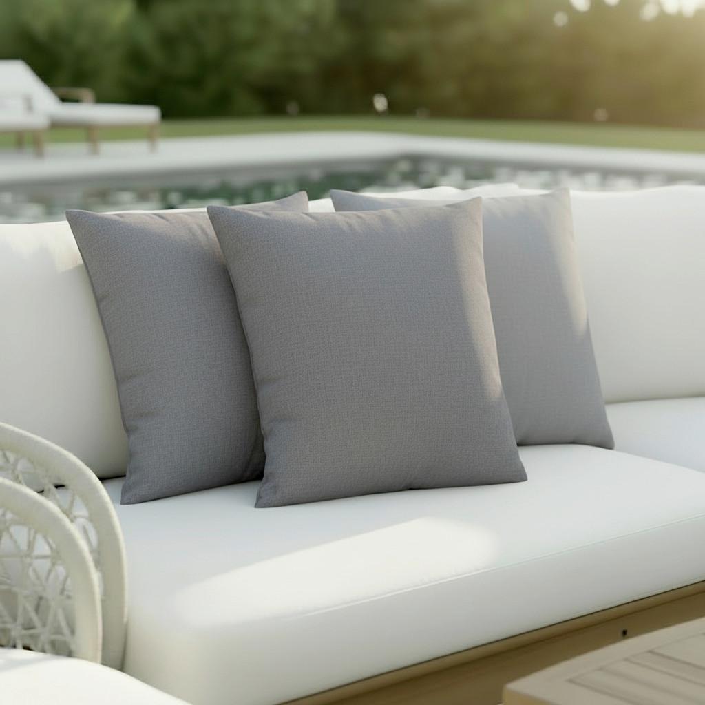 VENKOVNÍ POLŠTÁŘ DIVINA - černá, Moderní, textil (45/4/45cm) - Bessagi Garden