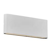 Außenwandleuchte Weiß L: 26 Cm - Weiß, Design, Metall (26/3,3/9cm) - Nordlux