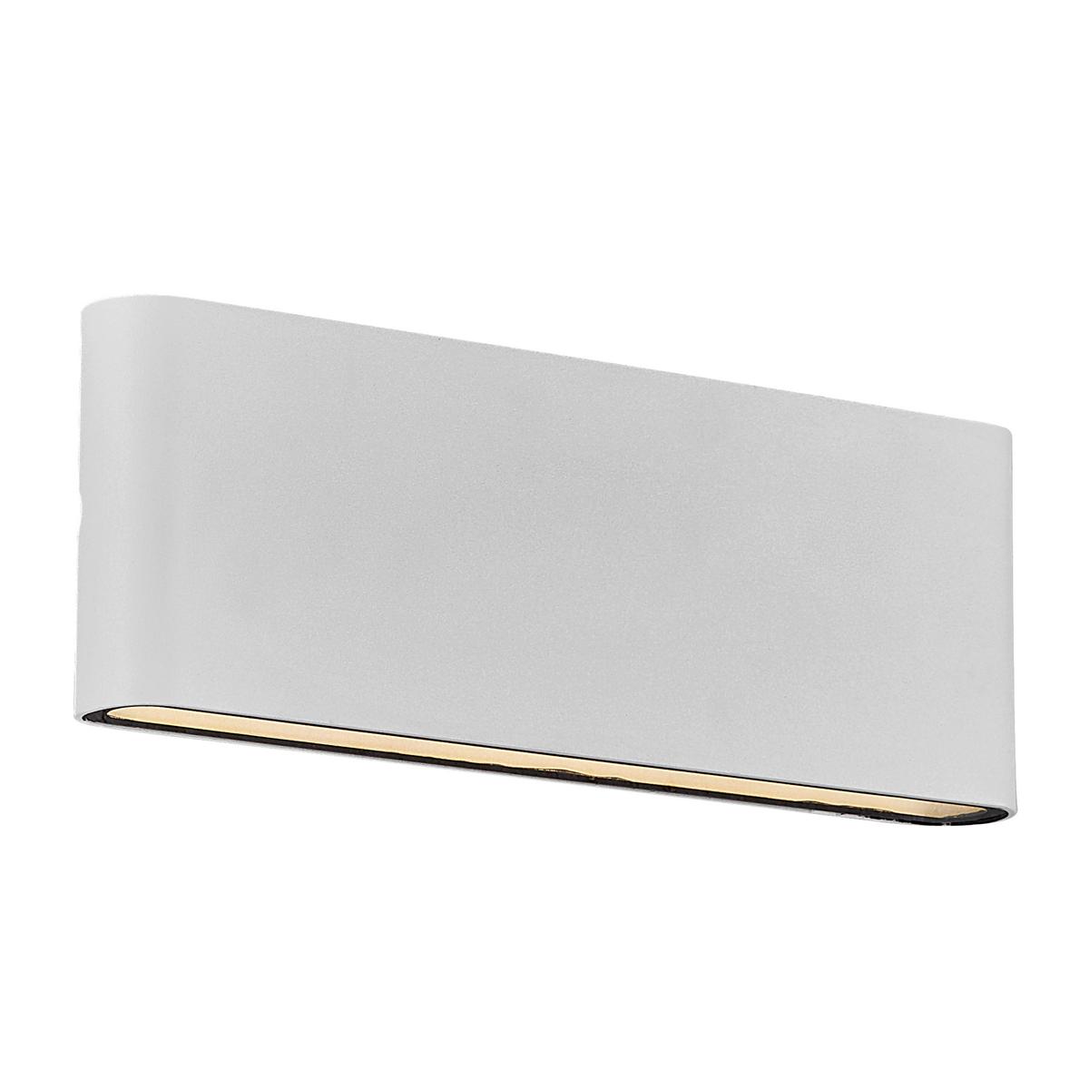 Außenwandleuchte Weiß L: 26 Cm - Weiß, Design, Metall (26/3,3/9cm) - Nordlux