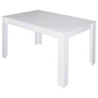 ESSTISCH Pit Weiß L: 120 cm - Weiß, MODERN, Holzwerkstoff (120/80/75cm) - Livetastic