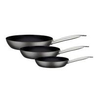 PFANNENSET 20+24+28cm, 3--Teilig. - Schwarz, Basics, Metall (20+24+28cm) - GSW