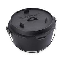 Dutch-Oven-Set Ew-Ge-1225 - Schwarz, Basics, Metall (31,5/31,5/21cm) - Echtwerk
