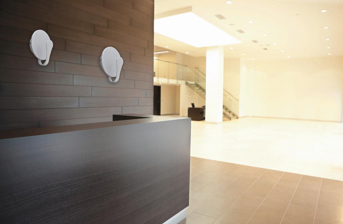 Led-wandleuchte Stan, Warmweiß, Rund - Silberfarben, Basics, Kunststoff/Metall (19cm) - Näve