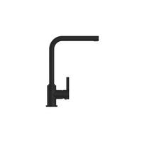 Küchenarmatur Dublin Schwarz Matt 360° Schwenkbar Hochdruck - Schwarz, Basics, Metall (33,5cm) - Sistant