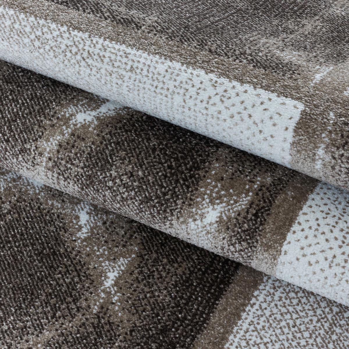 Webteppich Braun/Grau Naturfaser Ottawa 120x170 cm - Braun, Design, Textil (120/170cm)