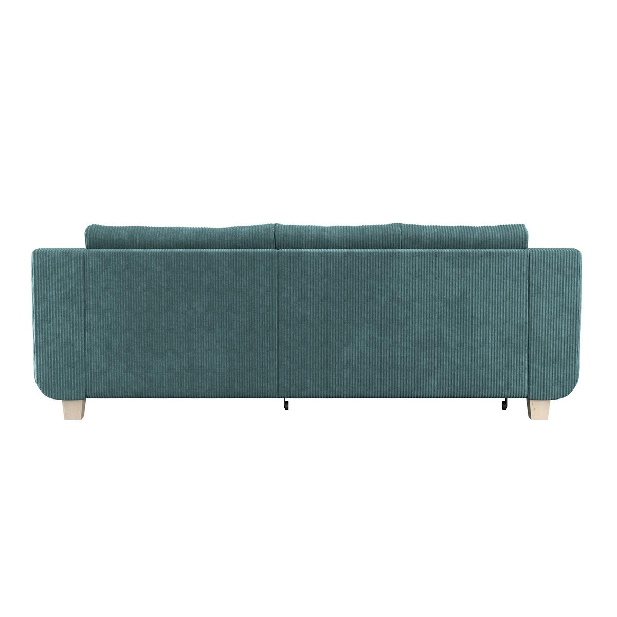 Ecksofa Alex - Naturfarben/Hellblau, MODERN, Textil (246/88cm)