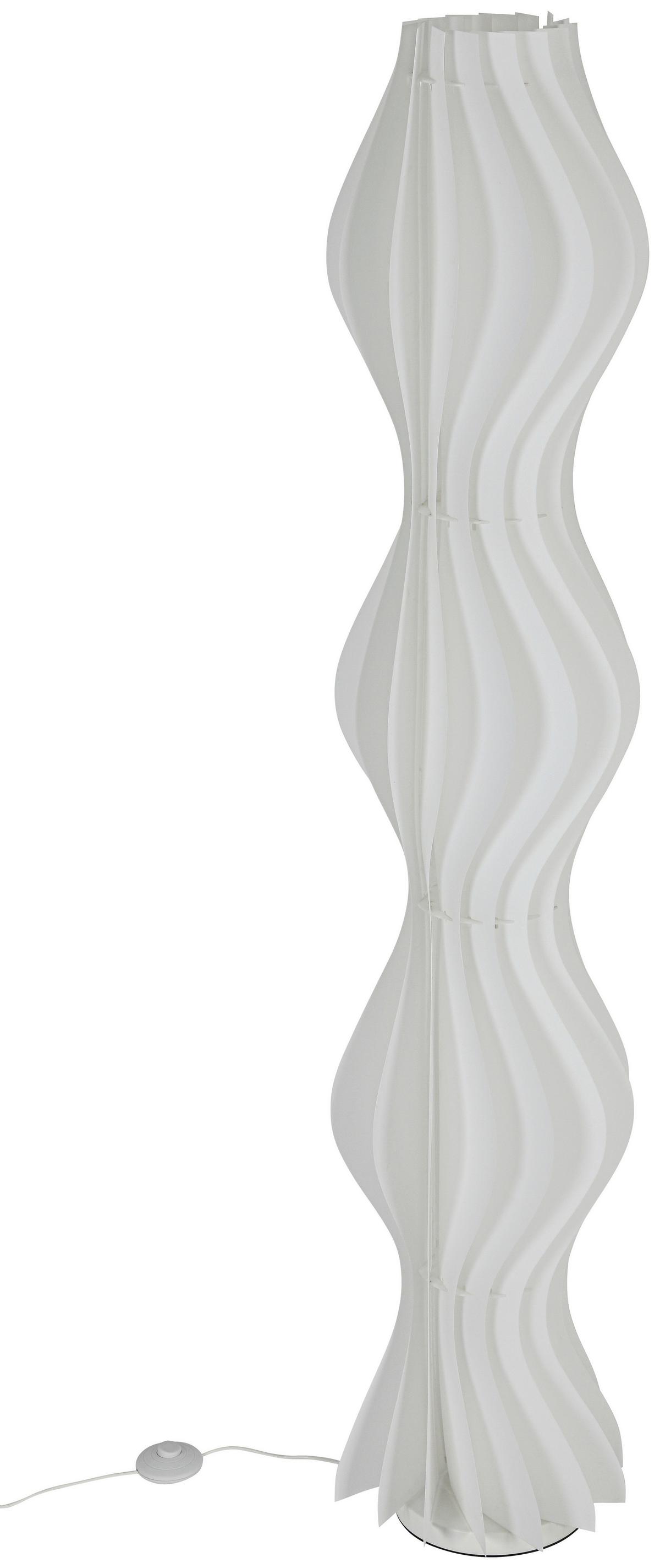 STOJACIA LED LAMPA ALEXANDER - biela, Modern, kov/plast (30/150cm) - Mömax