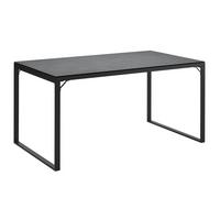 Gartentisch Brest - Anthrazit, MODERN, Glas/Metall (140/68/80cm) - Beldano