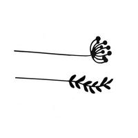 Dekoblume Lars - Schwarz, KONVENTIONELL, Metall (12/0,5/40cm) - Luca Bessoni