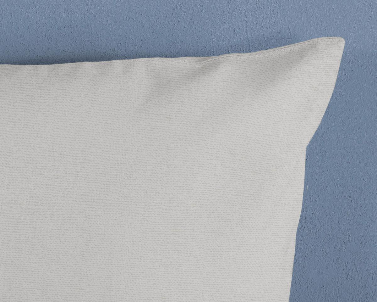 WENDEBETTWÄSCHE NORDA - Perlmutt/Blaugrau, Basics, Textil (140/200cm)