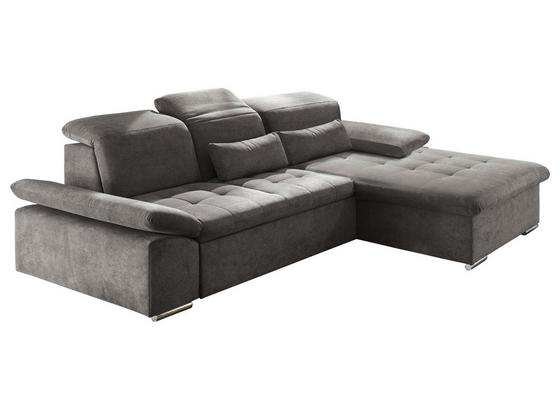 Wohnlandschaft Wayne Lc ca. 276x188 cm - Silberfarben/Grau, KONVENTIONELL, Holzwerkstoff/Textil (276/188cm) - Carryhome Wohnlandschaft Wayne Lc ca. 276x188 cm - Silberfarben/Grau, KONVENTIONELL, Holzwerkstoff/Textil (276/188cm) - Carryhome