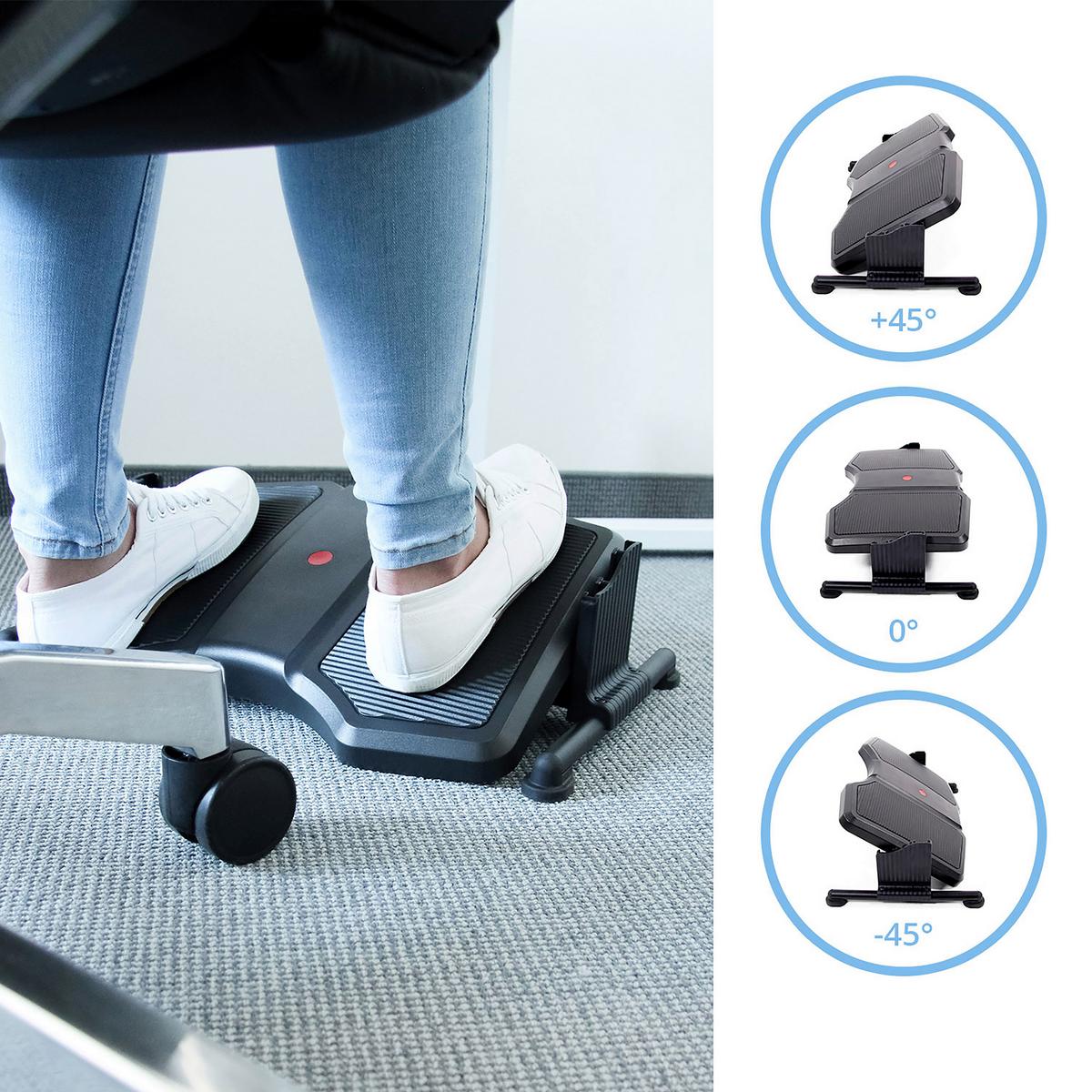 Fußstütze Podi Ii - Schwarz, Basics, Kunststoff/Metall (49/24/30cm) - MID.YOU