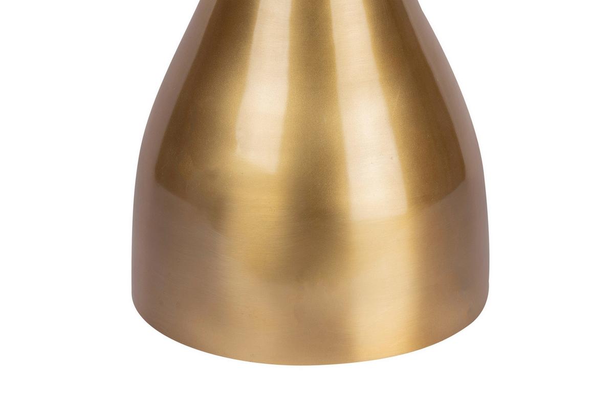 ODKLÁDACÍ STOLEK ASRA 125 GOLD - barvy zlata, Design, kov (40,5/58,5cm) - MID.YOU