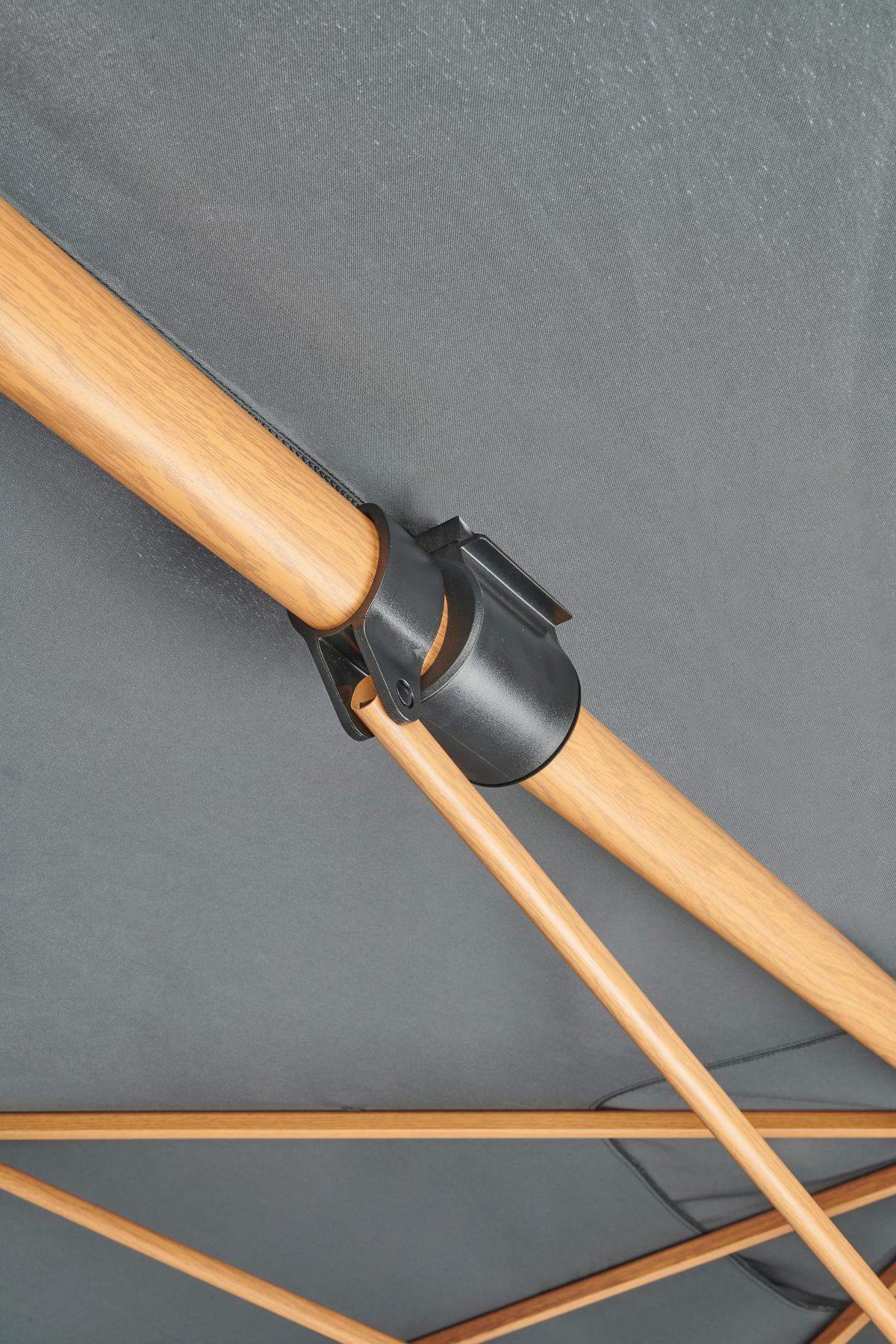 Ampelschirm Luxor Bht: 300x400x270 Cm Anthrazit - Taupe/Anthrazit, MODERN, Textil/Metall (300/400/270cm) - Beldano