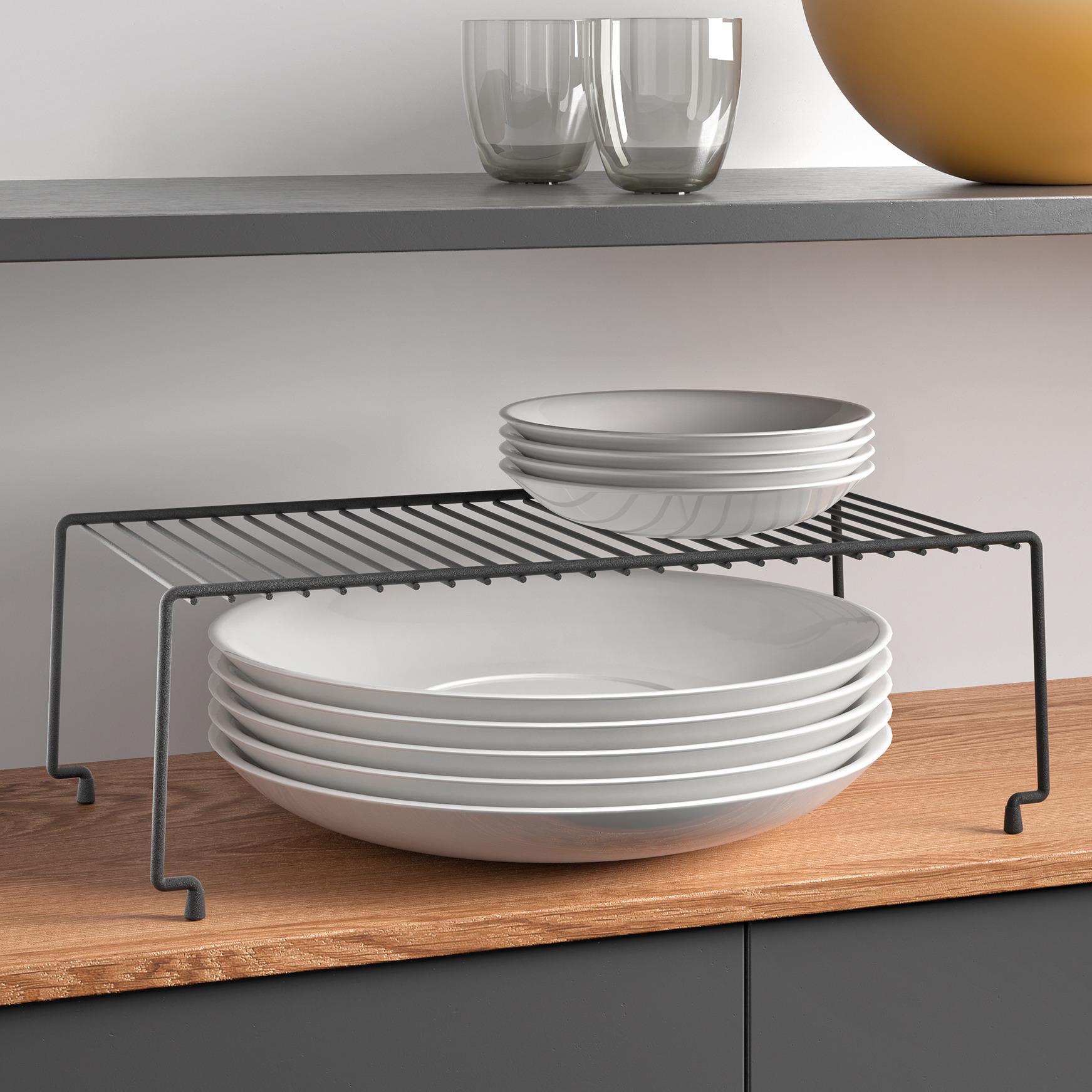 Universalablage Brooklyn Lava Freistehend, Bxhxt: 47x23x15 Cm - Schwarz, Basics, Metall (47/23/15cm)