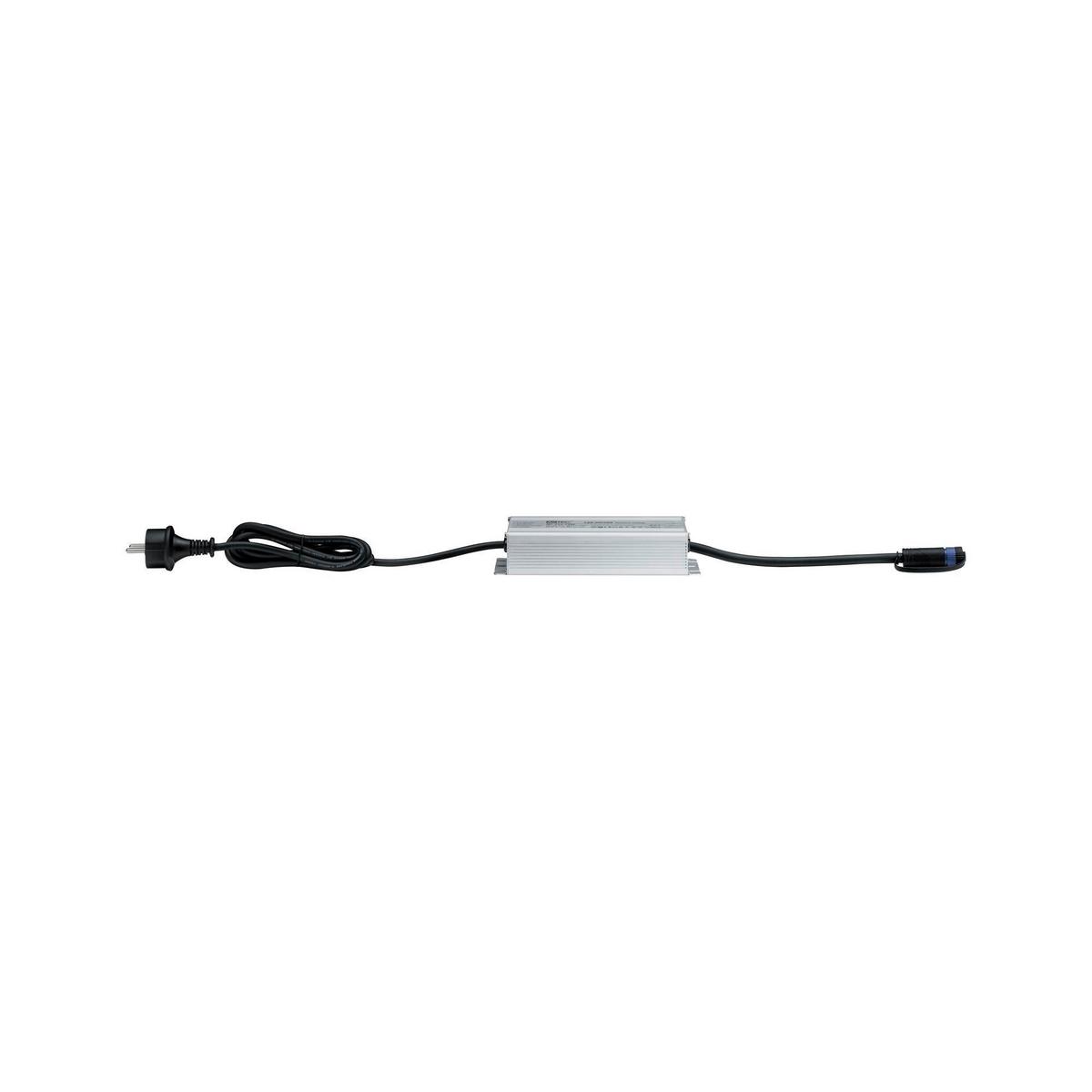 Transformator Plug & Shine Für Außenleuchten - Silberfarben, Design, Metall (18,6/4/6,4cm) - Paulmann