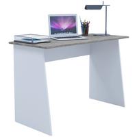 Schreibtisch B 110cm H 74cm Masola Maxi, Eiche Dekor/weiß - Weiß/Sonoma Eiche, Basics, Holzwerkstoff (110/50/74cm) - MID.YOU