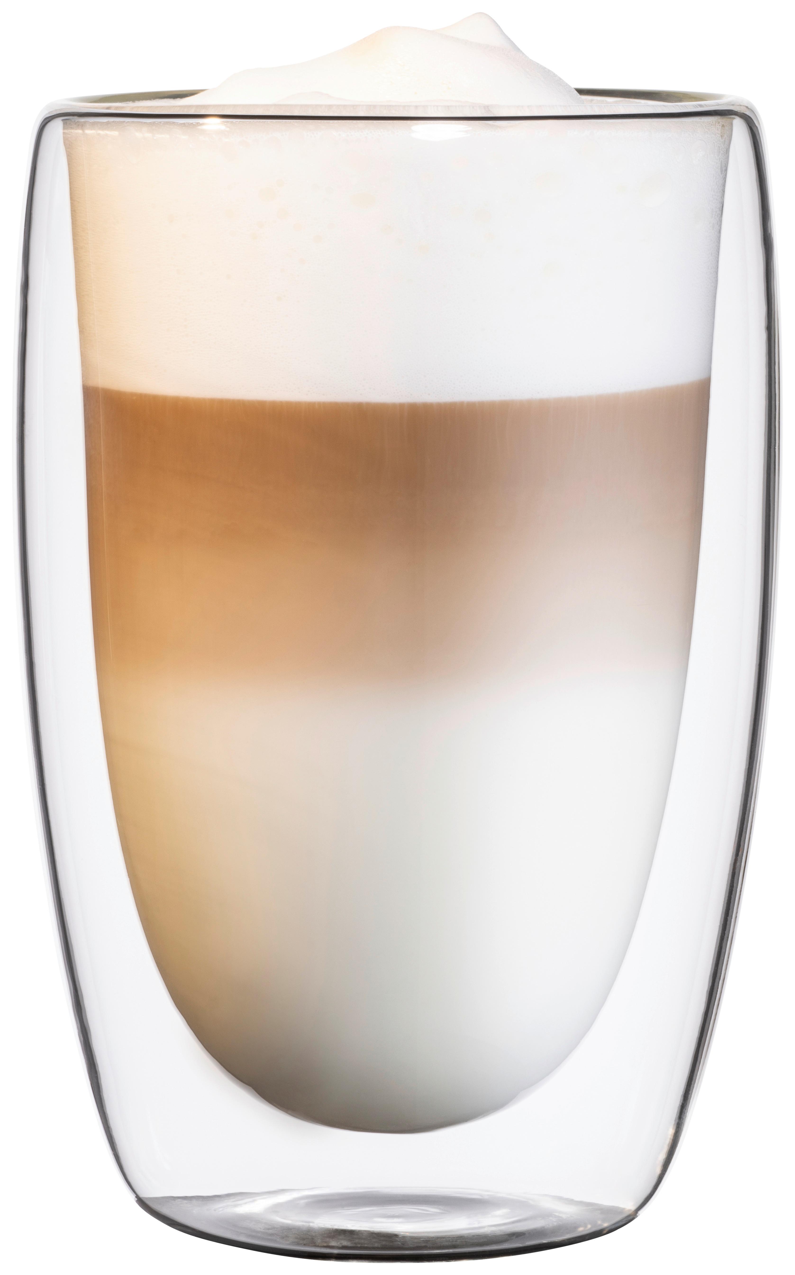 Kaffeeglas Transparent, 6-teilig - Transparent, Trend, Glas (430ml) - Mäser