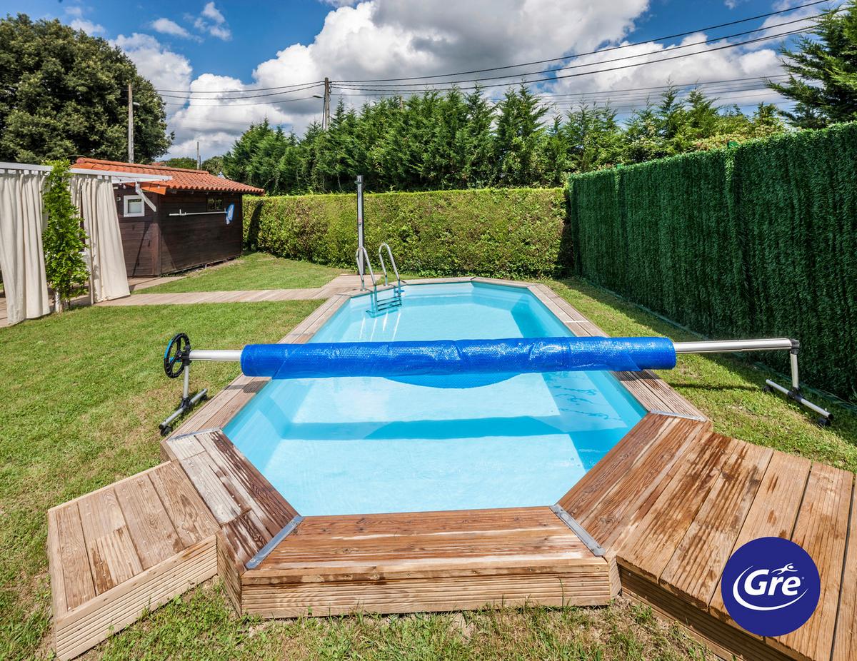 Schutzplane Planenaufroller - Alufarben, KONVENTIONELL, Metall (5,5cm) - Gre