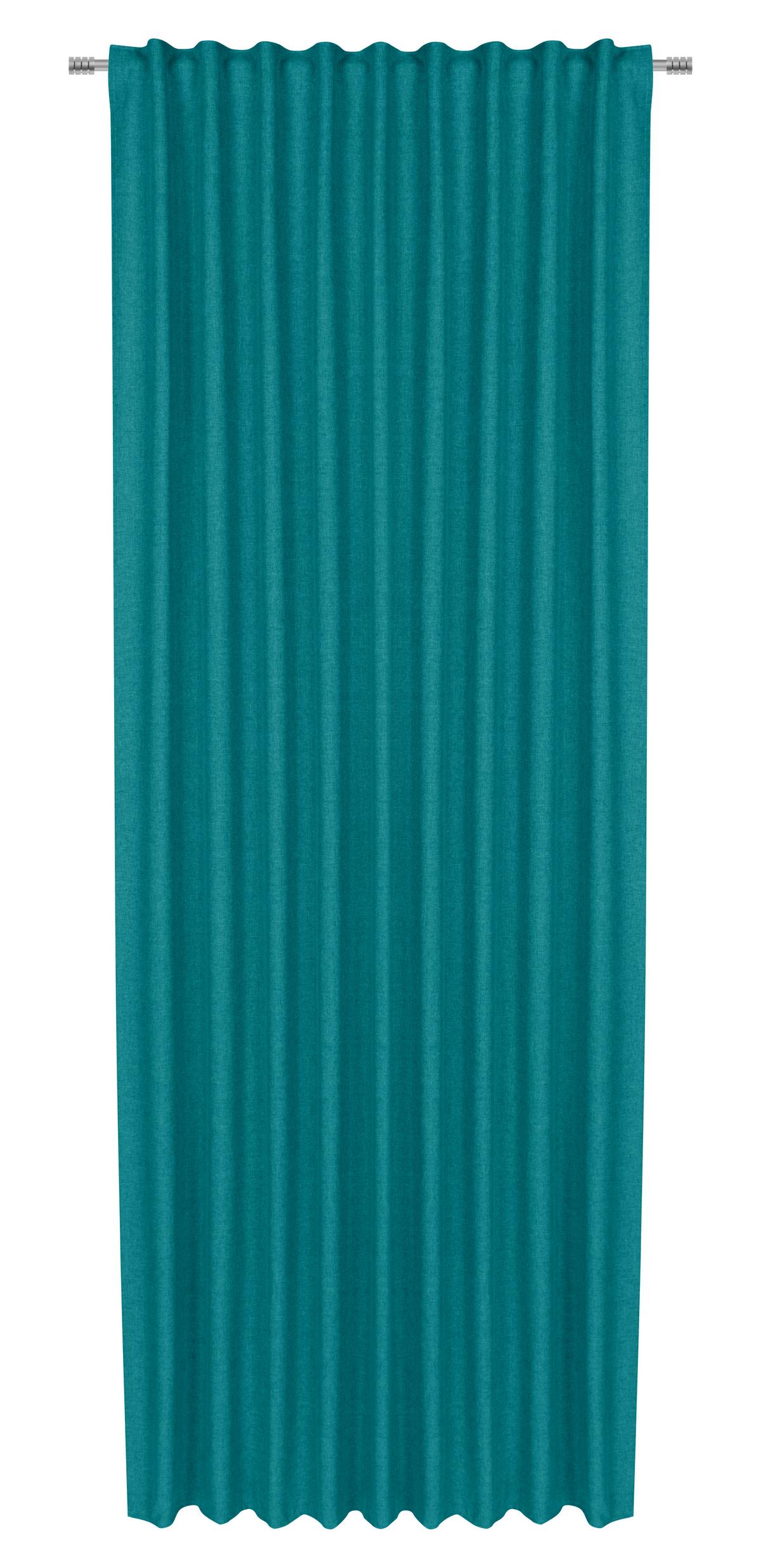 HOTOVÝ ZÁVĚS ULRICH -EXT- -TOP- - světle modrá, textil (135/245cm) - Modern Living