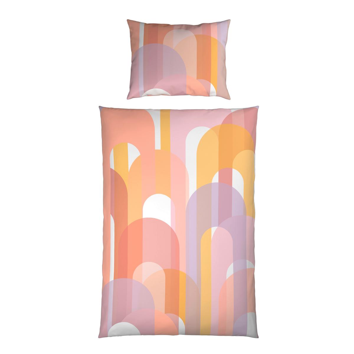 POSTEĽNÁ BIELIZEŇ MAIKO - oranžová/ružová, Lifestyle, textil (140/200cm) - Mömax