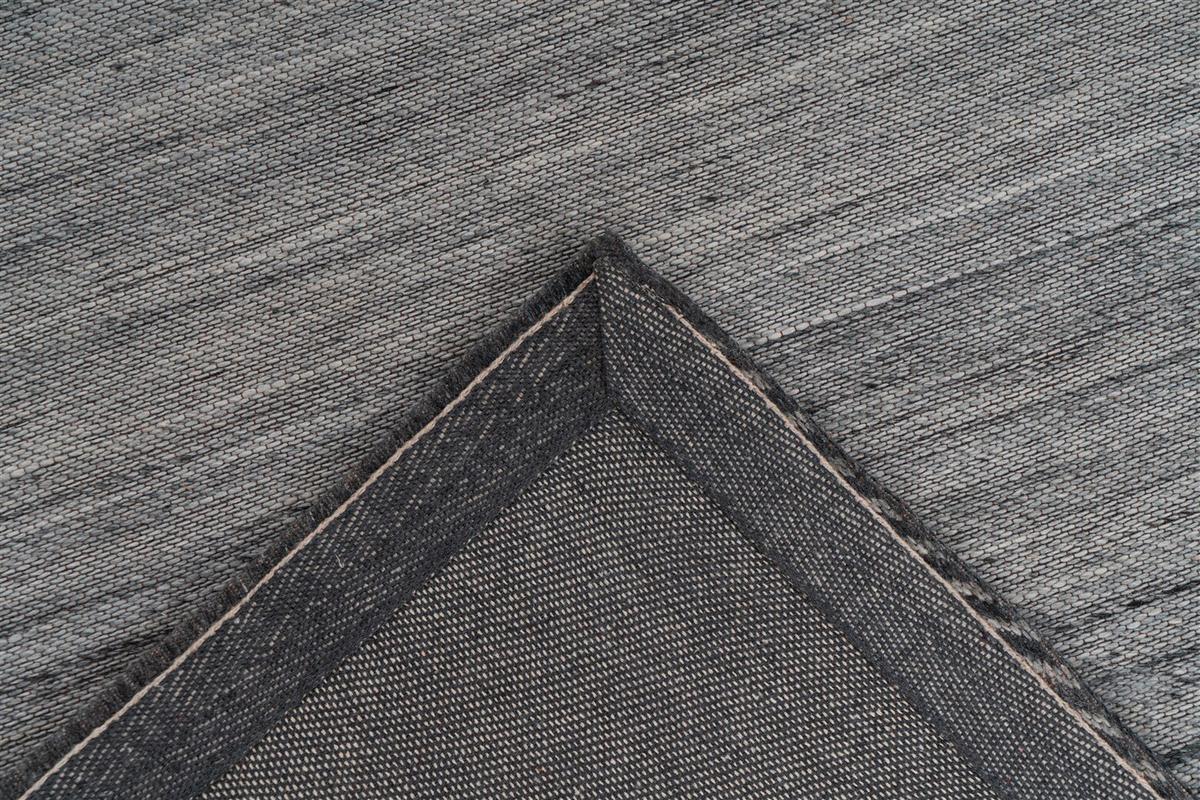 Flachwebteppich Anthrazit /Grau Phoenix 120x170 cm - Anthrazit/Grau, KONVENTIONELL, Textil (120/170cm) - Kayoom