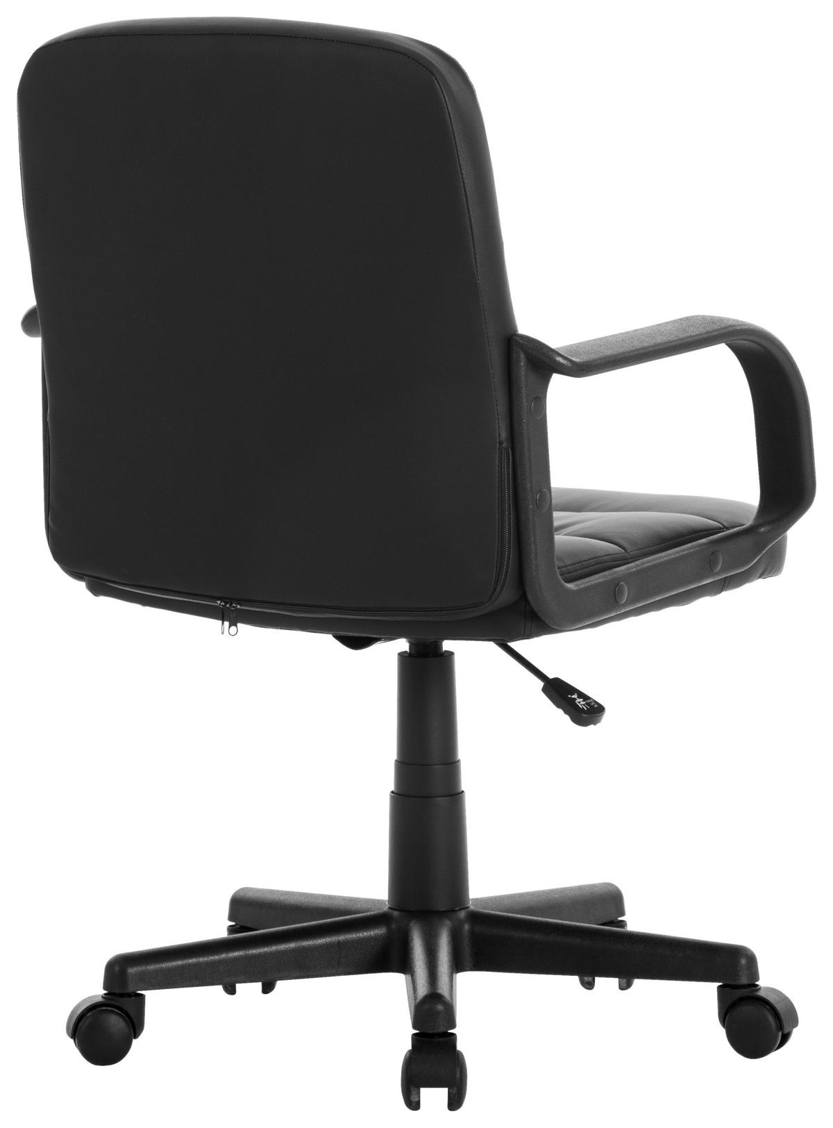 Forgószék Nobi 3 - fekete/ezüstszínű, Modern, műanyag/textil (63/99/59cm)