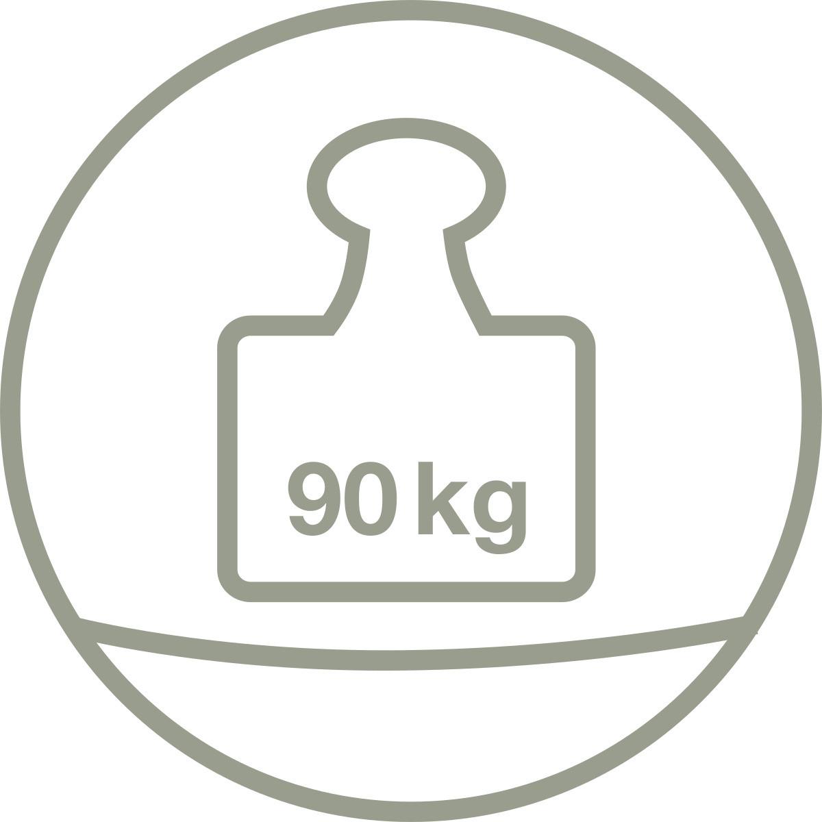 Sedací vak VERRETO, svetlě šedá, max. 90 kg - světle šedá, Moderní, textil (105/80/105cm) - Mömax