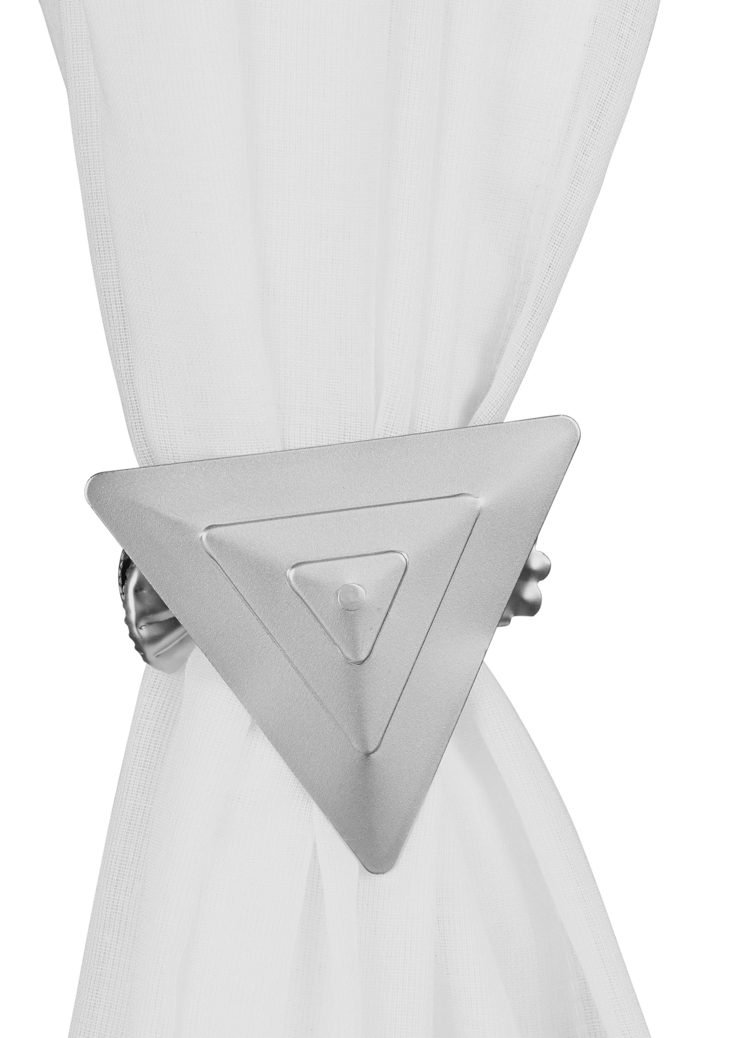 Dekoračná Spona Trio - strieborná, Moderný, kov (10/15/4cm) - Modern Living