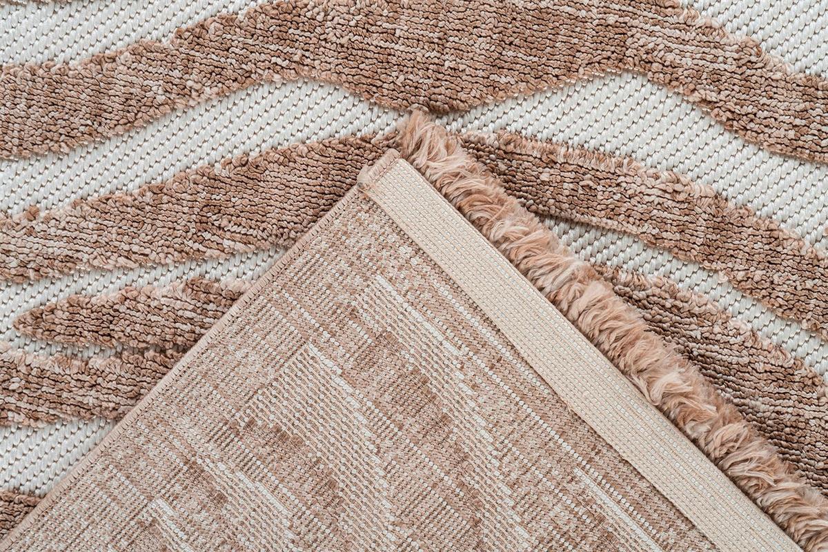 Teppich Braun Sarari 160 cm - Braun, KONVENTIONELL, Textil (160cm) - Kayoom