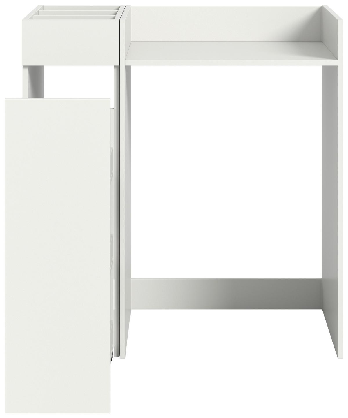 Waschmaschinenschrank Free Weiß B: 95 cm - Weiß, MODERN, Holzwerkstoff (95/101/60cm) - MID.YOU