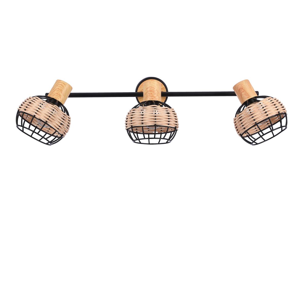Strahler 93-12227 Tajga - Schwarz, Natur, Holz/Metall (64/12/18cm)