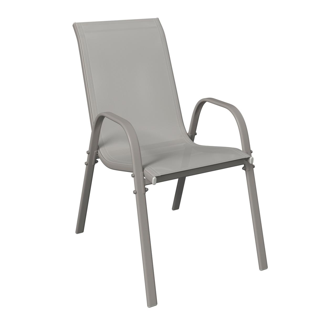 Gartenset Barcelona - Beige, MODERN, Glas/Textil (150/73/80cm) - Beldano