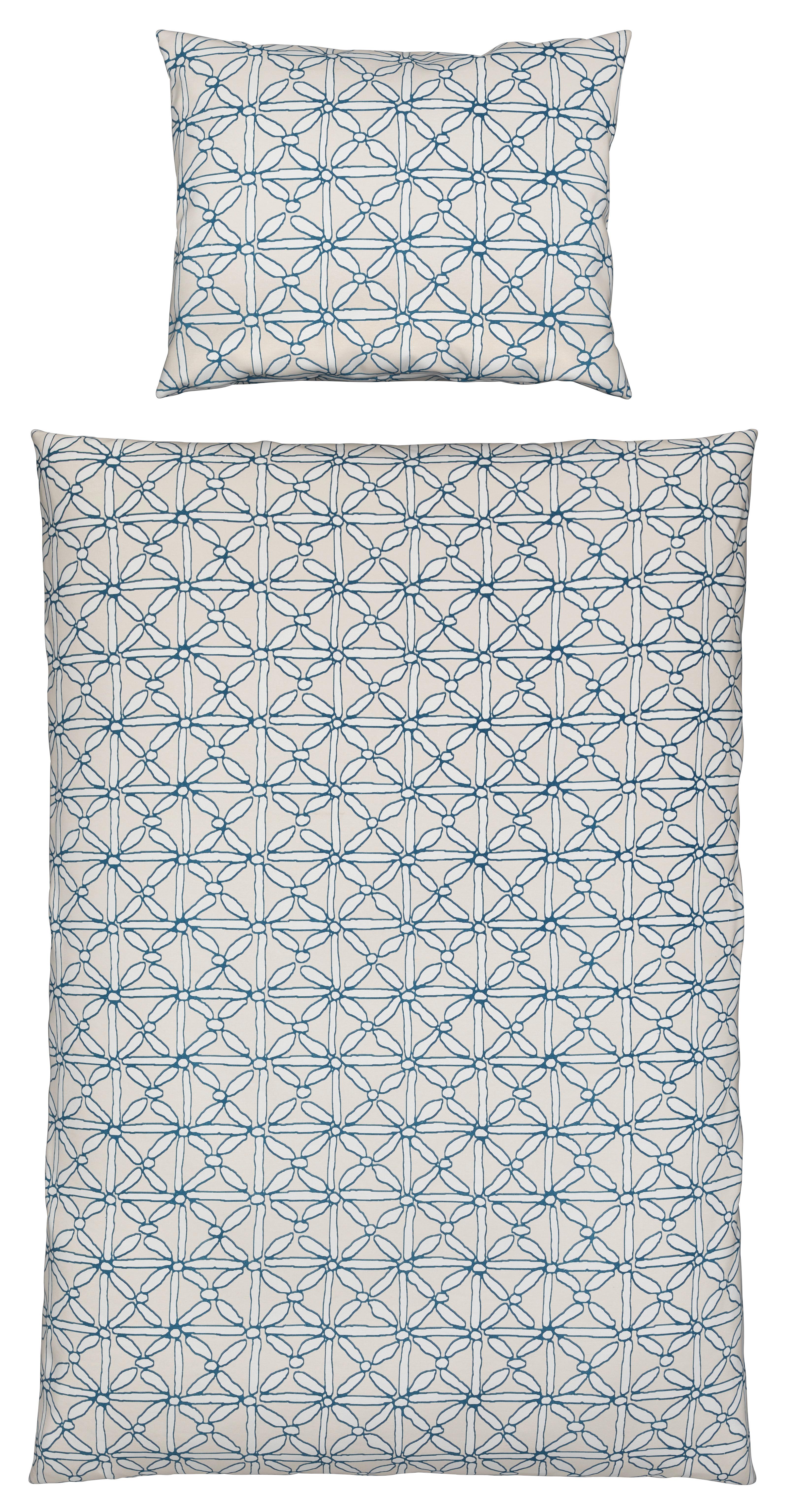 Ágyneműhuzat-garnitúra Visby - olajkék, Modern, textil - Luca Bessoni
