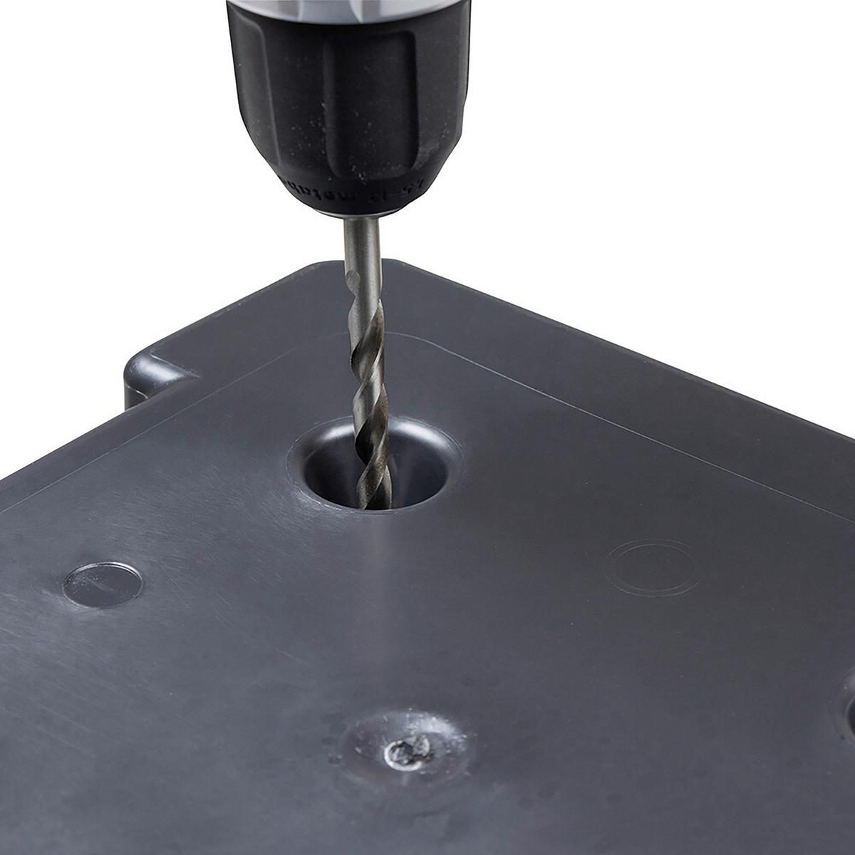 Übertopf-Set Eco Nizza 2-teilig, Grau - Grau, Basics, Kunststoff (25/46,5/25cm) - Siena Garden