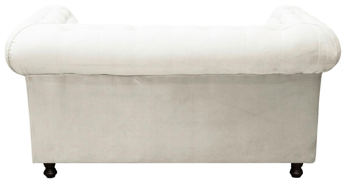 CHESTERFIELD-SOFA CARDIFF 168 - Wengefarben/Creme, Basics, Textil (168/80/90cm) - P & B