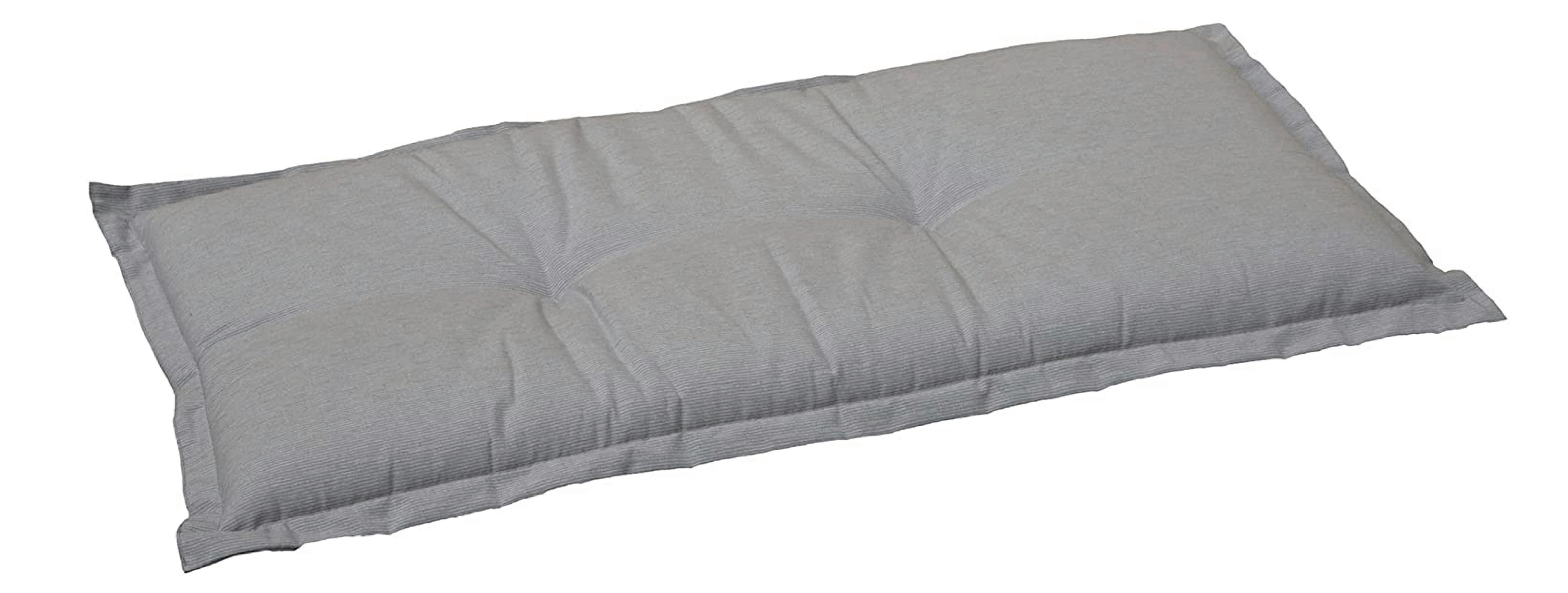 Auflage für Bank Auerbach 145x45x7 cm Hellgrau - Hellgrau, Basics, Textil (145/45/7cm) - Gardenson