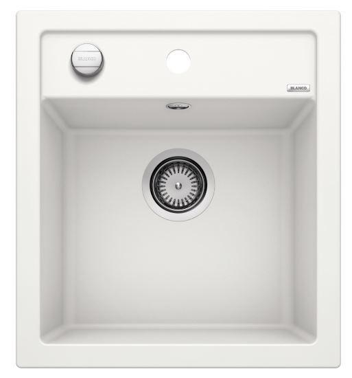 Granitový drez BLANCO DALAGO 45 - biela, kameň (46,6/51cm) - Blanco