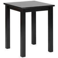 Beistelltisch Kiefer Massiv Hiltwin, Schwarz - Schwarz, Basics, Holz (45/45/55cm) - MID.YOU