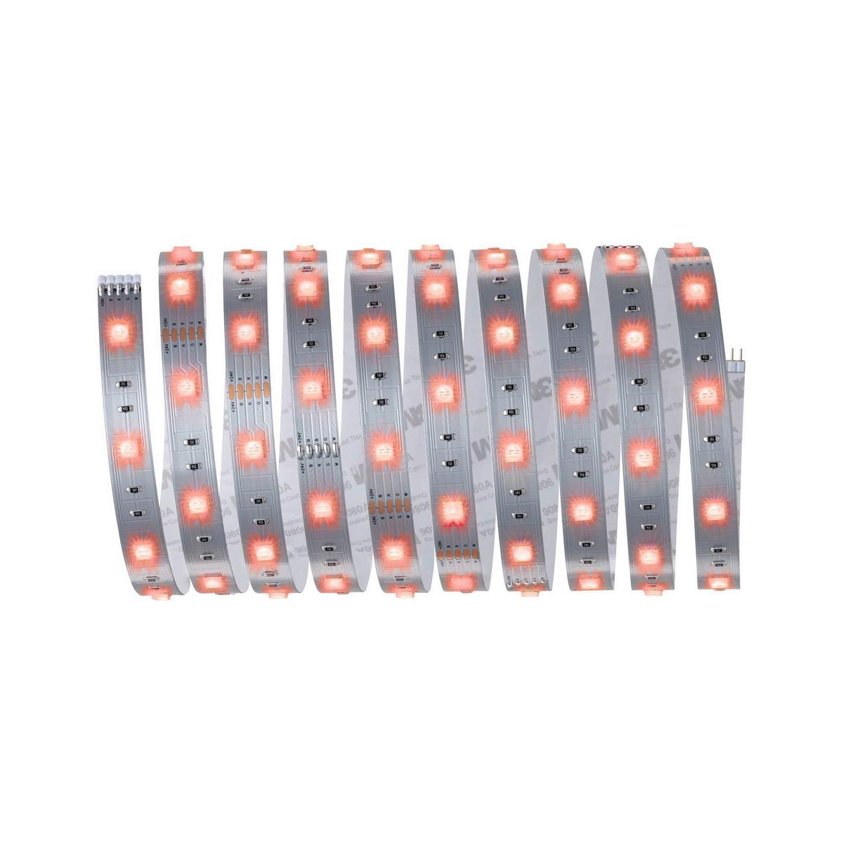 Led-streifen Farbwechsler L: 3 M Fernbedienung, Dimmbar - Silberfarben, Basics, Kunststoff (301/0,3cm) - Paulmann