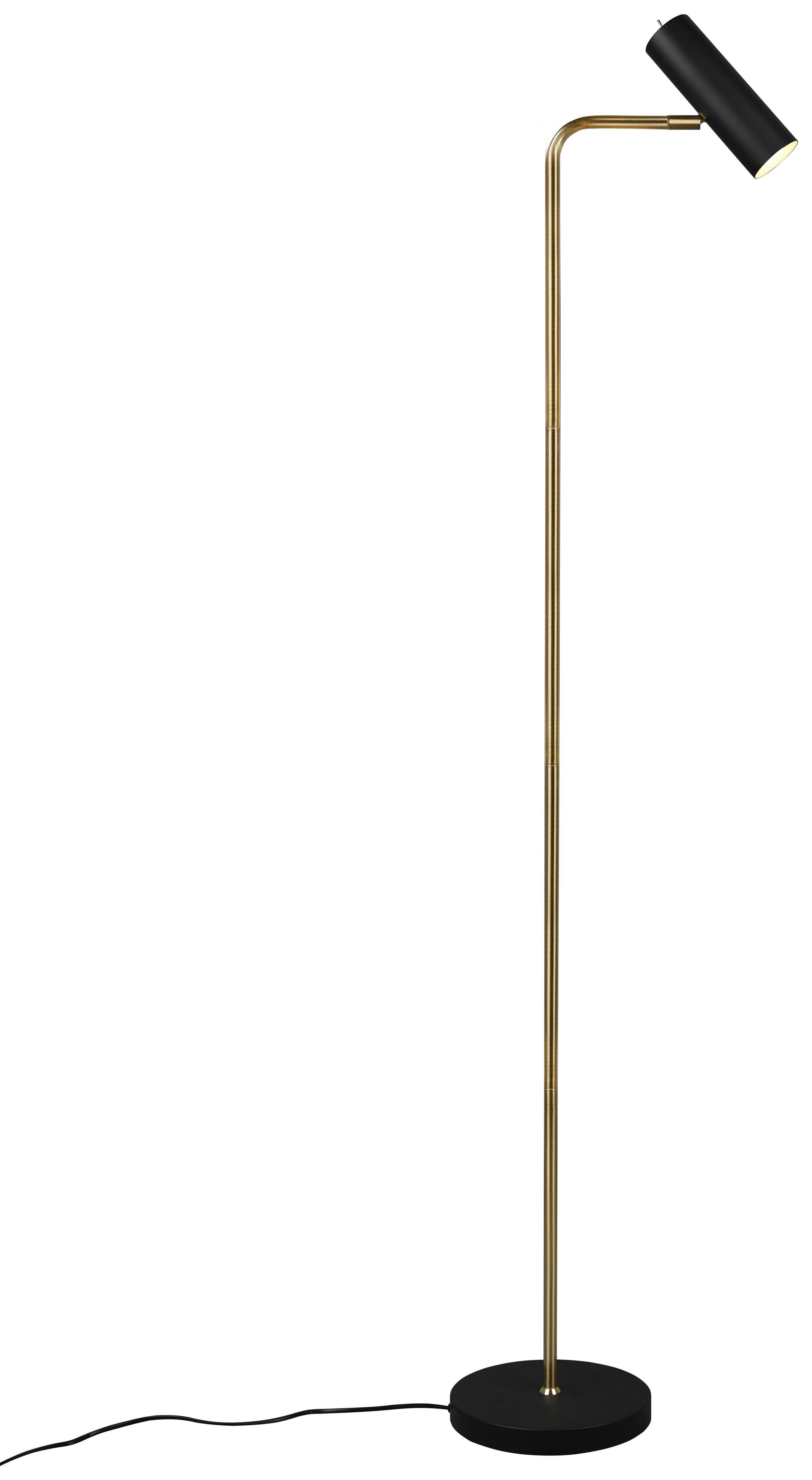 Stehlampe Marley Mit Schalter Messingfarben/schwarz